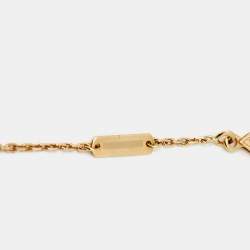 �مملوكة مسبقًا Van Cleef & Arpels Vintage Alhambra Malachite 18k Yellow Gold Necklace