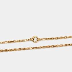 مملوكة مسبقًا Van Cleef & Arpels Vintage Alhambra Malachite 18k Yellow Gold Necklace