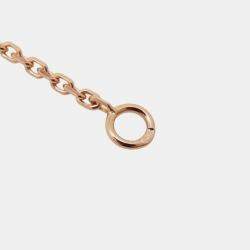 مملوكة مسبقًا Van Cleef & Arpels Vintage Alhambra Holiday Collection 18K Rose Gold and Diamond Pendant Necklace
