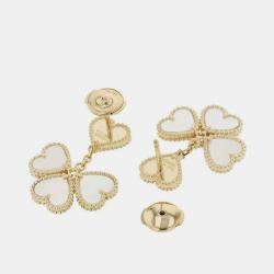 مملوكة مسبقًا أقراط فان كليف آند إربلز سويت ألهامبرا ذهب أصفر عيار 18