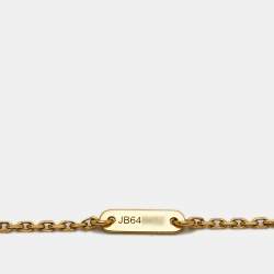 Pre Owned Van Cleef & Arpels Frivole Diamond 18k Yellow Gold Necklace