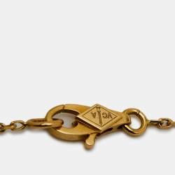 Pre Owned Van Cleef & Arpels Frivole Diamond 18k Yellow Gold Necklace