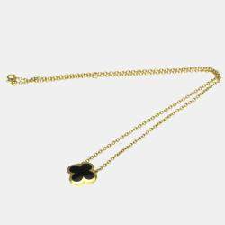 مملوكة مسبقًا قلادة فان كليف & آربلز بيور ألهامبرا ذهب أصفر عيار 18 بحلية قلادة