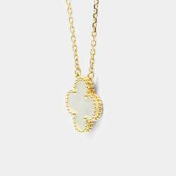 Pre Owned قلادة فان كليف آند أربلز فينتاج ألهامبرا ذهب أصفر عيار 18 أم اللؤلؤ الدلاية