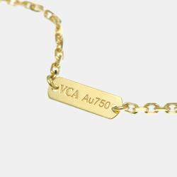 Pre Owned قلادة فان كليف آند أربلز فينتاج ألهامبرا ذهب أصفر عيار 18 أم اللؤلؤ الدلاية