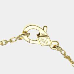 Pre Owned قلادة فان كليف آند أربلز فينتاج ألهامبرا ذهب أصفر عيار 18 أم اللؤلؤ الدلاية