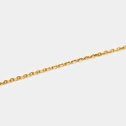 Pre Owned قلادة فان كليف أند آربلز فينتاج ألهمبرا عرق اللؤلؤ ذهب أصفر عيار 18