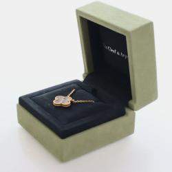 مملوكة مسبقًا Van Cleef And Arpels Tiger Eye Vintage Alhambra Pendant