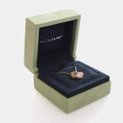 مملوكة مسبقًا Van Cleef And Arpels Tiger Eye Vintage Alhambra Pendant