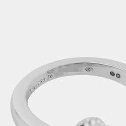 مملوكة مسبقًا 18K White Gold and Mother of Pearl Magic Alhambra Between the Finger Ring