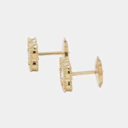 مملوكة مسبقًا Van Cleef & Arpels Sweet Alhambra Yellow Gold, Mother of Pearl Earring