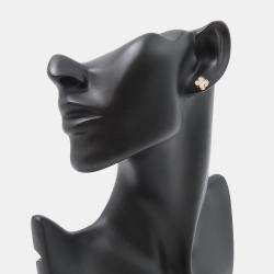 مملوكة مسبقًا Van Cleef & Arpels Sweet Alhambra Yellow Gold, Mother of Pearl Earring