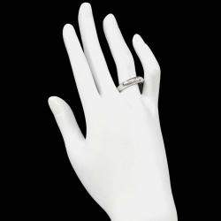 Pre Owned Van Cleef & Arpels Senior Tulle Platinum Ring EU 58