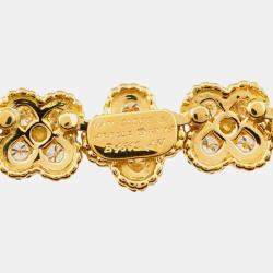 مملوكة مسبقًا Van Cleef & Arpels Alhambra 18K Yellow Gold 1.51ct Diamond Necklace