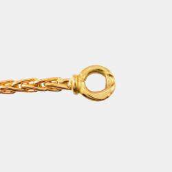 مملوكة مسبقًا Van Cleef & Arpels Alhambra 18K Yellow Gold 1.51ct Diamond Necklace