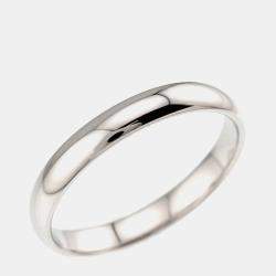 Pre Owned Van Cleef & Arpels Tendremont Platinum Ring EU 55