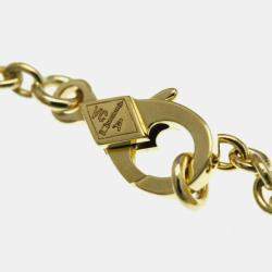 Pre Owned Van Cleef & Arpels Pure Alhambra 18K Yellow Gold Pendant Necklace