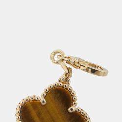 Pre Owned قلادة فان كليف آند اربلز ألهمبرا فينتاج 10 نمط ذهب أصفر عيار 18