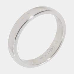 مملوكة مسبقًا خاتم فان كليف أند آربلز \"توجور\" بلاتين مقاس 55 EU