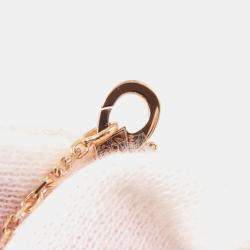 مملوكة مسبقًا قلادة فان كليف أند أربلز فينتاج ألهمبرا عيار 18 ذهب وردي، أوبسيديان وألماس إصدار محدود للعطلات