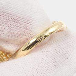 Pre Owned Van Cleef & Arpels Magic Alhambra 18K Yellow Gold Ring EU 51