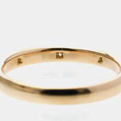 Pre Owned Van Cleef & Arpels Tendrement Etoiles 18K Pink Gold Ring EU 49