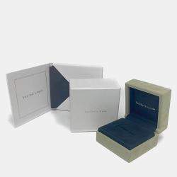 Pre Owned Van Cleef & Arpels Tendrement Etoiles 18K Pink Gold Ring EU 49