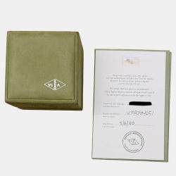 مملوكة مسبقًا Van Cleef & Arpels Perlée 18K Yellow Gold Diamond Ring EU 51