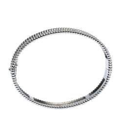 Pre Owned Van Cleef & Arpels Perlée Signature 18K White Gold Bracelet M