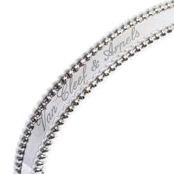 Pre Owned Van Cleef & Arpels Perlée Signature 18K White Gold Bracelet M