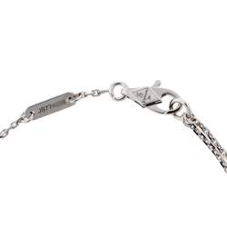 Pre Owned Van Cleef & Arpels Frivole Diamond 18K White Gold Mini Model Bracelet