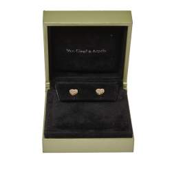 Pre Owned Van Cleef & Arpels Sweet Alhambra Mother of Pearl 18K Yellow Gold Small Stud Earrings 