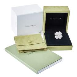 مملوكة مسبقًا خاتم فان كليف أند أربلز كوزموس ألماس ذهب أبيض عيار 18 كبيرة مقاس 55 