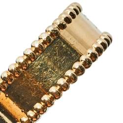 Pre Owned خاتم فان كليف أند أربيلز ذهب أصفر عيار 18 بيرلي شهير مقاس 52