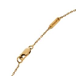 مملوكة مسبقًا Van Cleef and Arpels Sweet Alhambra Butterfly Mother of Pearl & 18k Yellow Gold Pendant Necklace