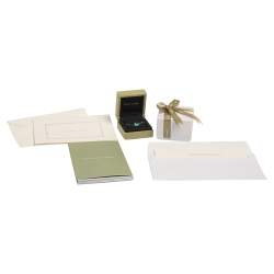 Pre Owned Van Cleef & Arpels Sweet Alhambra 18K White Gold Turquoise Butterfly Bracelet