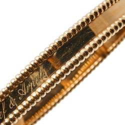 Pre Owned Van Cleef & Arpels Perlée Signature 18K Rose Gold Bracelet M