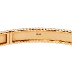 Pre Owned Van Cleef & Arpels Perlée Signature 18K Rose Gold Bracelet M