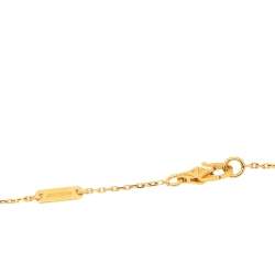 مملوكة مسبقًا قلادة فان كليف آند اربلز ذهب أصفر عيار 18 صدف سويت ألهامبرا 