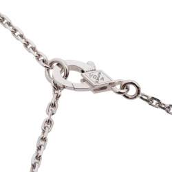 Pre Owned قلادة فان كليف أند أربلز فريفول ألماس ذهب أبيض عيار 18 بدلاية كبيرة