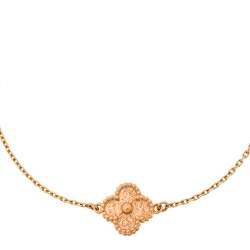 Pre Owned سوار فان كليف & آربلز سويت ألامبرا ذهب وردي عيار 18 