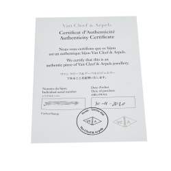 Pre Owned Van Cleef & Arpels Sweet Alhambra Mother of Pearl 18K Yellow Gold Pendant Necklace