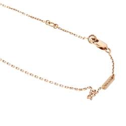 مملوكة مسبقًا Van Cleef & Arpels Sweet Alhambra Carnelian Heart 18K Rose Gold Pendant Necklace
