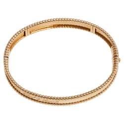 Van Cleef & Arpel Perlee Signature 18K Rose Gold Bracelet