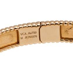 Van Cleef & Arpel Perlee Signature 18K Rose Gold Bracelet