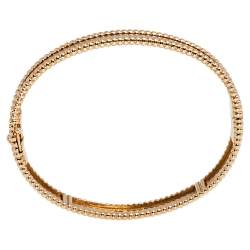 Van Cleef & Arpel Perlee Signature 18K Rose Gold Bracelet