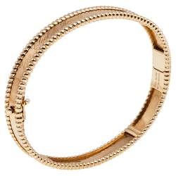 Van Cleef & Arpel Perlee Signature 18K Rose Gold Bracelet