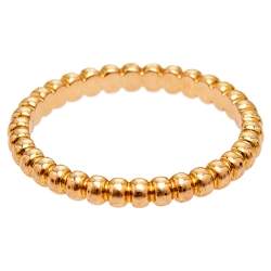 Pre Owned خاتم فان كليف أ& آربلز بيرليه ذهب وردي عيار 18 مقاس 49 موديل صغير 