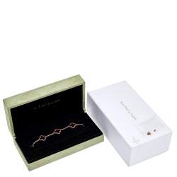 مملوكة مسبقًا سوار فان كليف & اربلز فينتدج الهامبرا 5 حليات عقيق وذهب أصفر عيار 18  