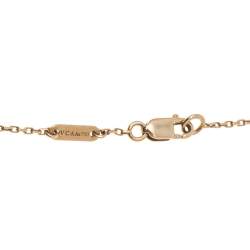 Pre Owned Van Cleef & Arpels Sweet Alhambra Mother of Pearl 18k Yellow Gold Bracelet